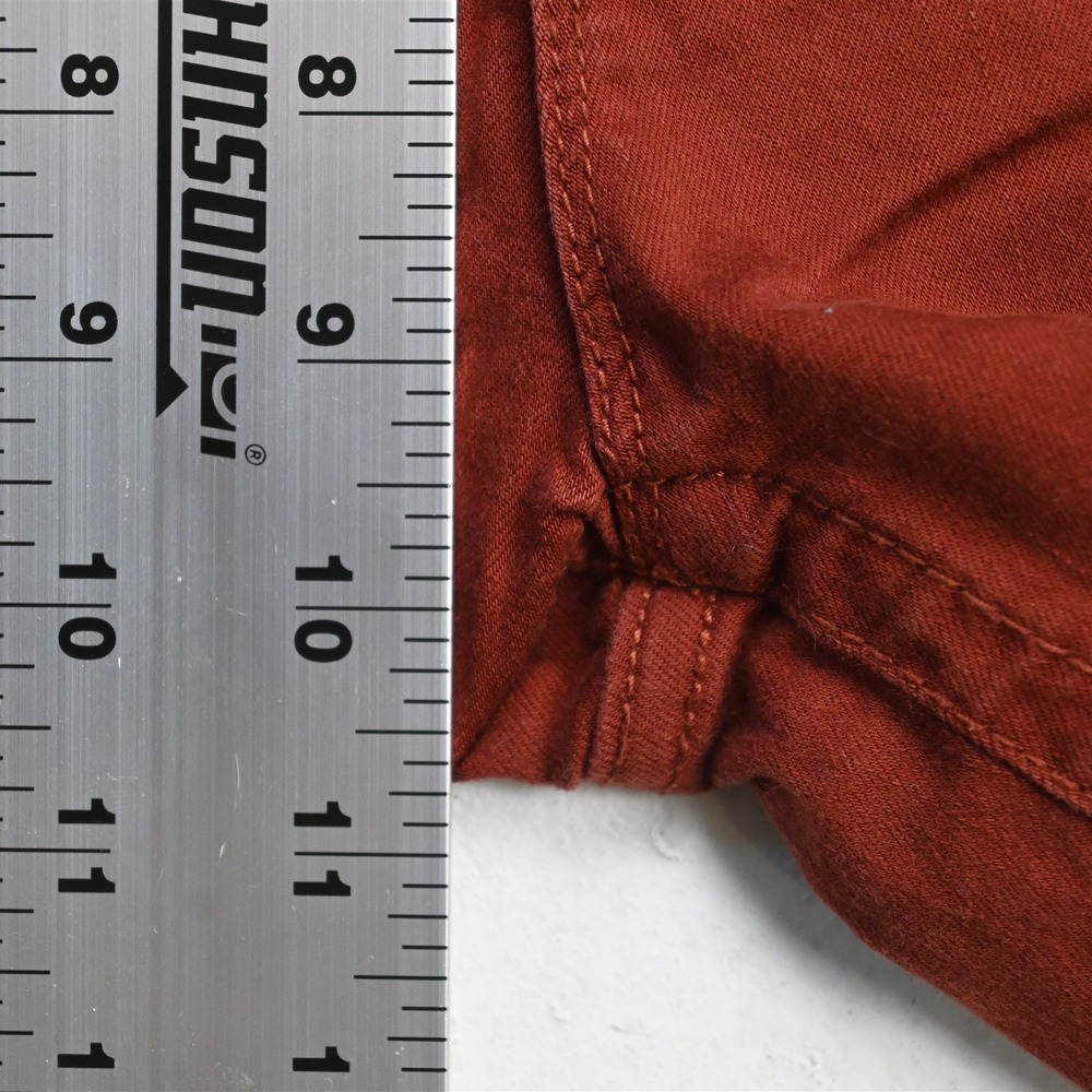 Seven7 8 Tummyless High Rise Skinny Orange Stretch Denim Womens Jeans - Picture 6 of 10